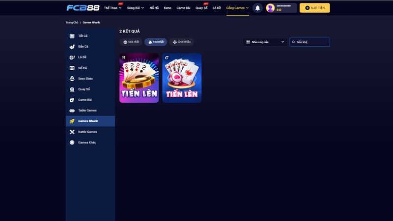 game bài tiến lên