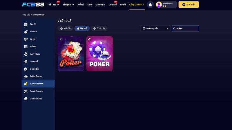 game bài poker