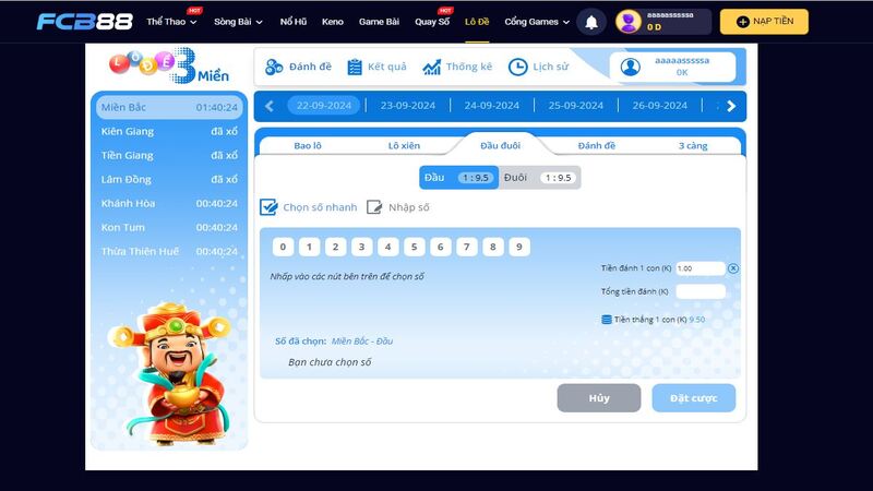 hướng dẫn cách đánh xổ số lô đề tại fcb88